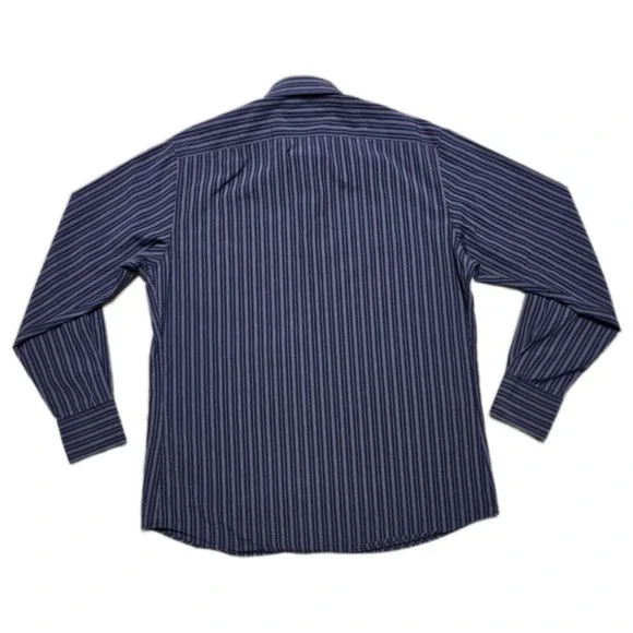 Gucci Purple Striped Button Up Shirt Mens Large 43/17 Designer Gucci Purple Striped Button Up Shirt Mens Large 43/17 Designer